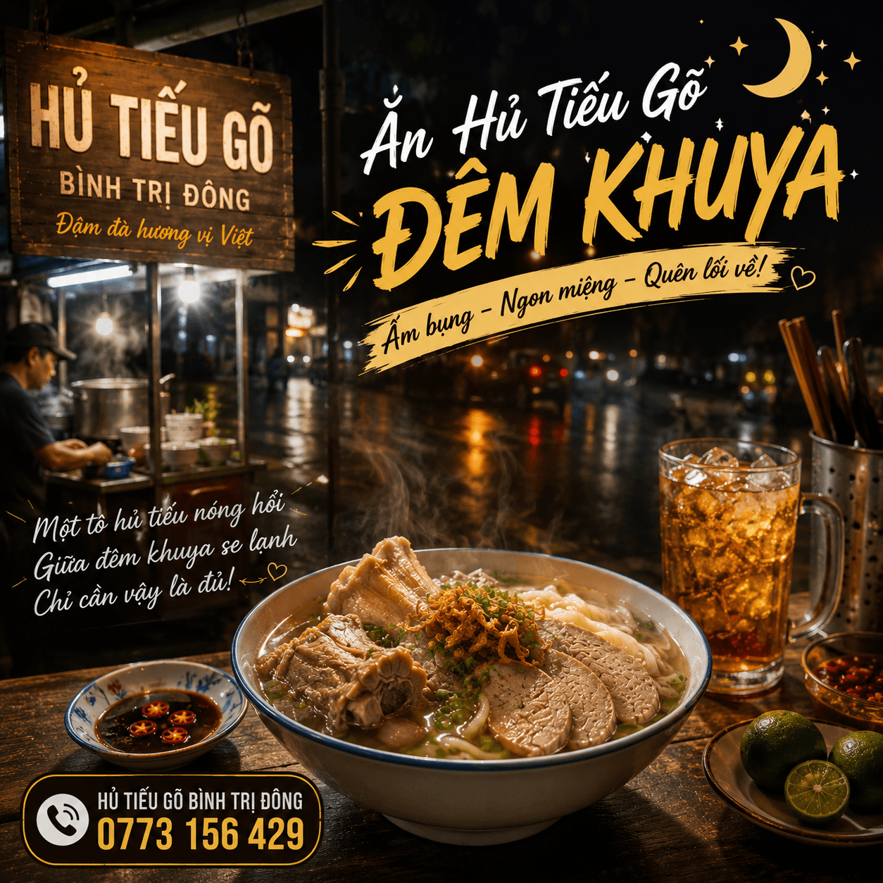 Ăn khuya bình tân
