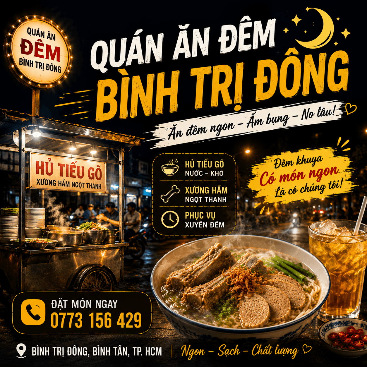 Quán ăn đêm Bình Trị Đông
